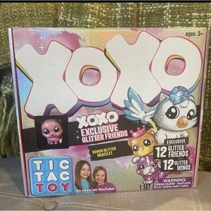 TIC TAC TOY XOXO Exclusive 12 Glitter Friends 12 Wings Bonus Glitter Bracelet